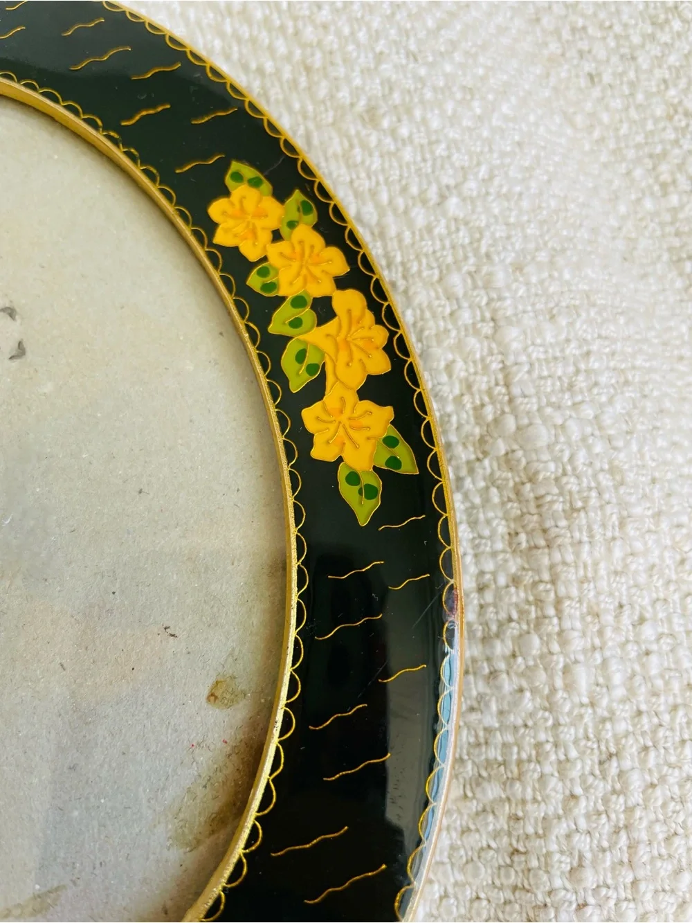 Vintage Classic Floral Oval Photo Picture Frame Fits 4.5 x 3.5